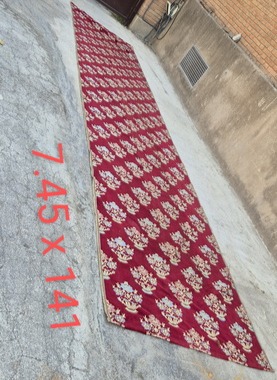 alfombra arabe roja textil 3(medidas) 3u